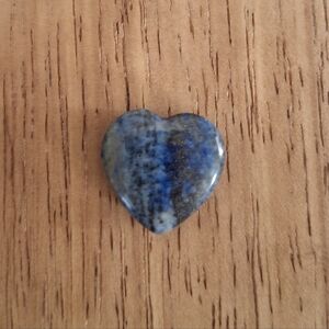 Sodalite Heart-Shaped Natural Stone
